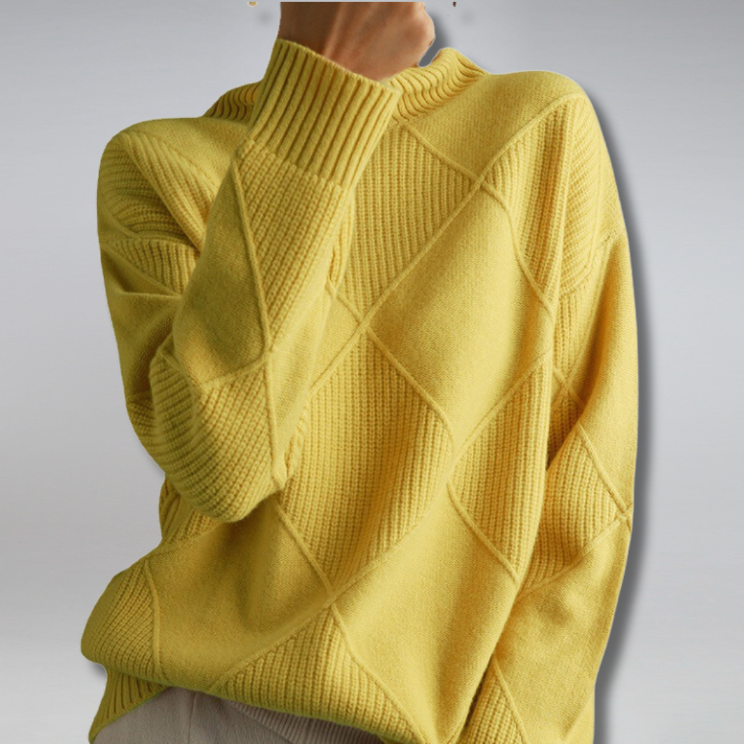 Women's Cashmere Turtleneck Sweater | Casual Fit