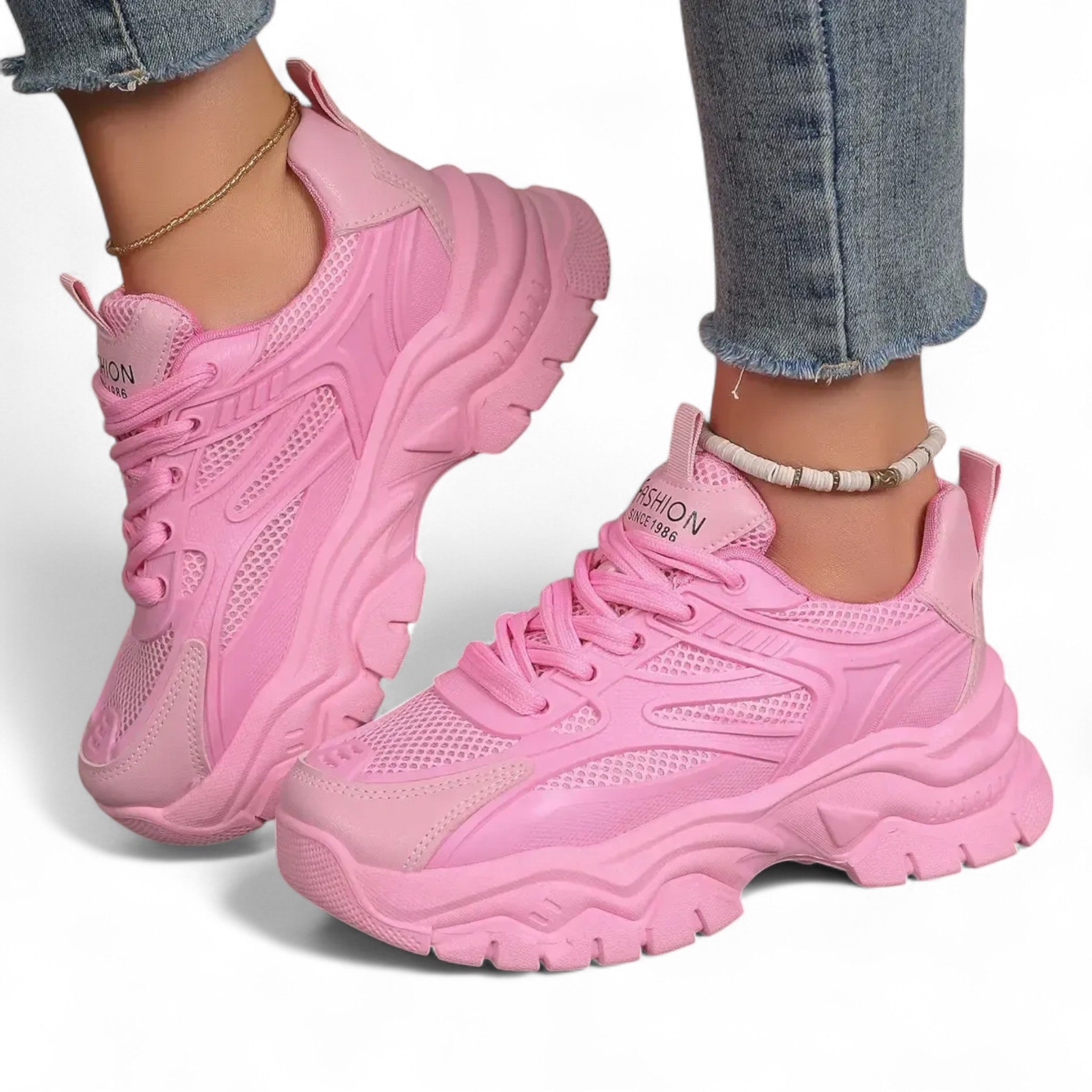2025 Mode Frauen Chunky Sneakers – Leichte Sportschuhe - Reminora