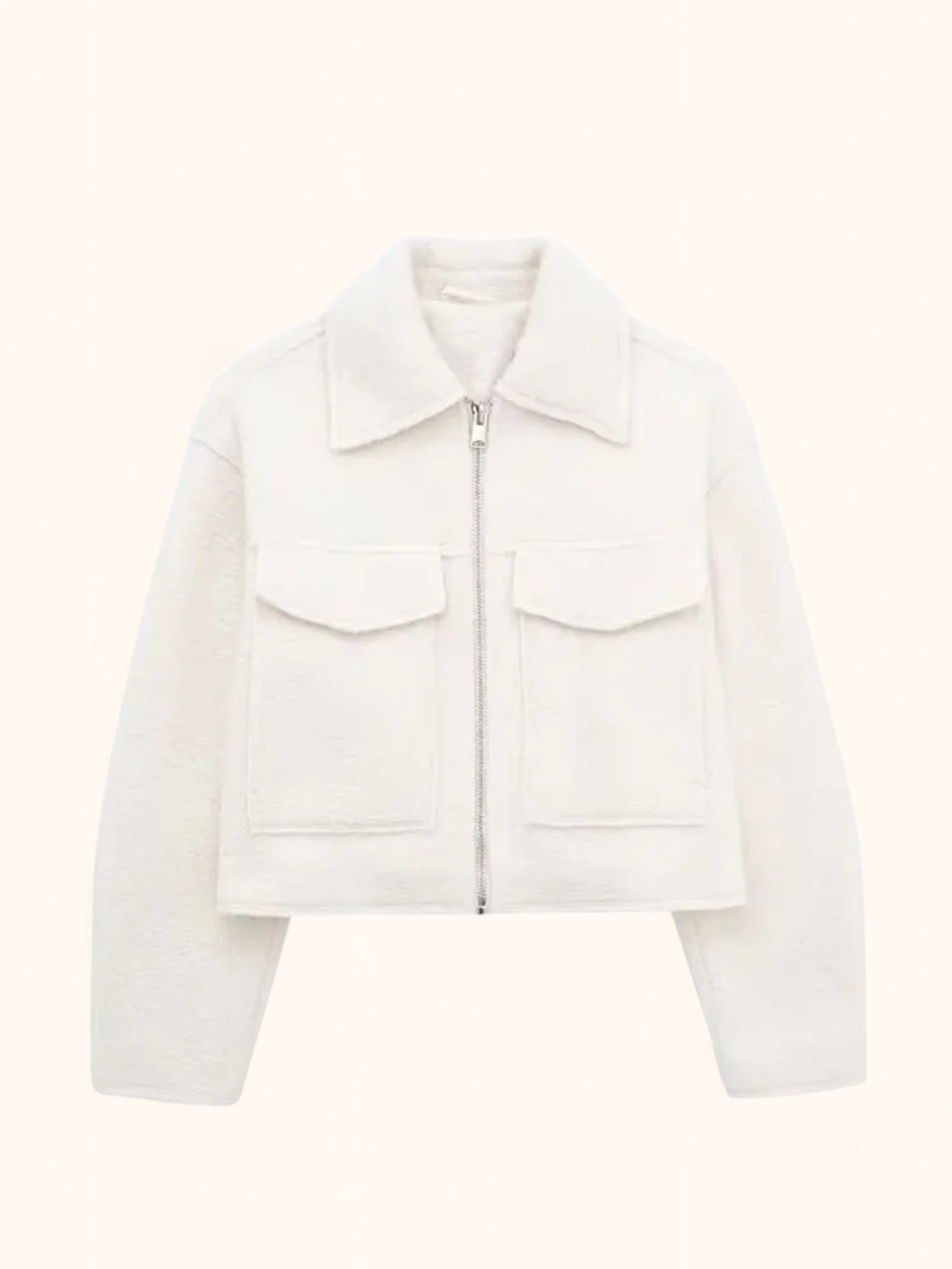 Vintage Bomber Jacket Women Autumn Fashion With Pockets