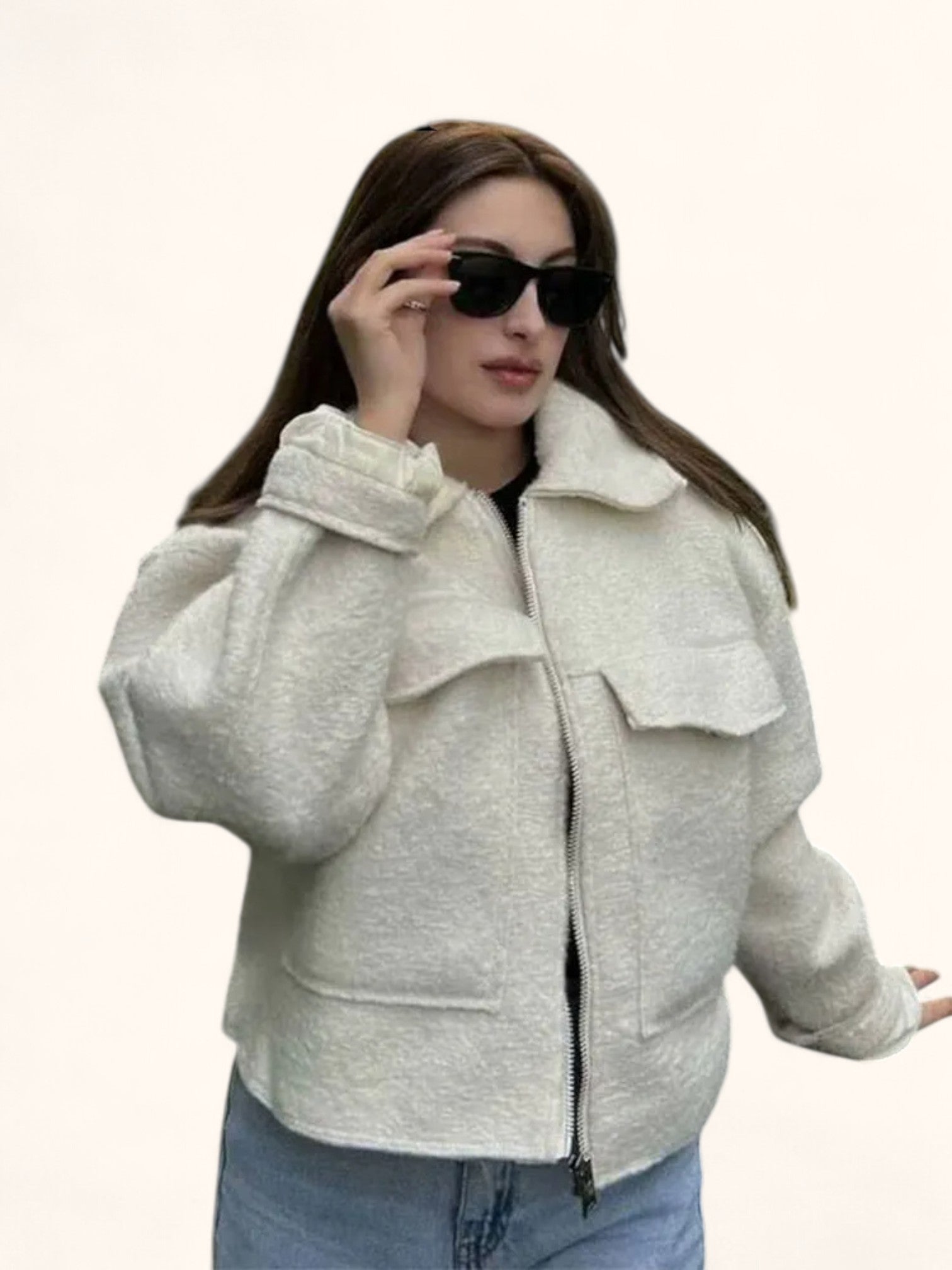 Vintage Bomber Jacket Women Autumn Fashion With Pockets