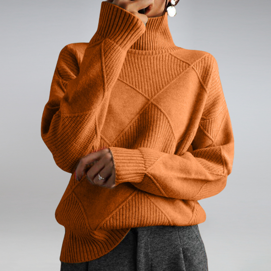 Women's Cashmere Turtleneck Sweater | Casual Fit