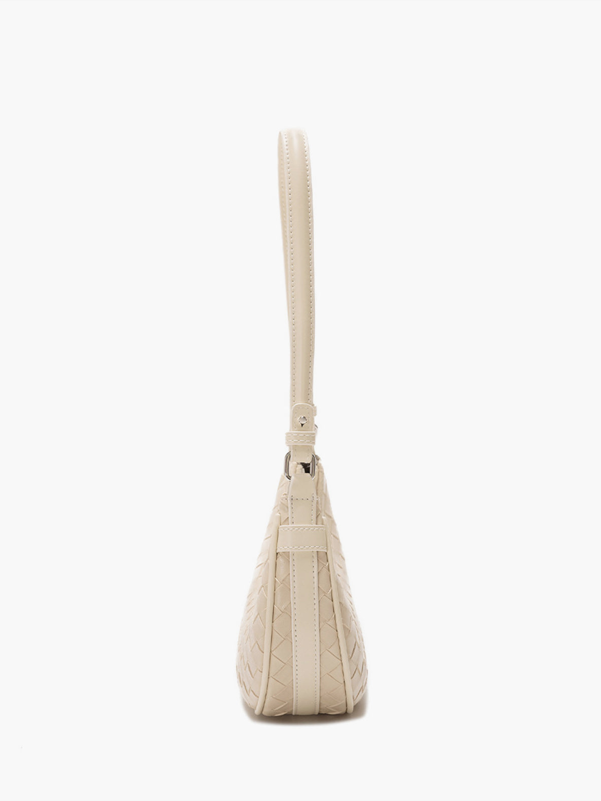 Kleine Beige Ledertasche - Stilvolle Schultertasche für Damen - Zelda