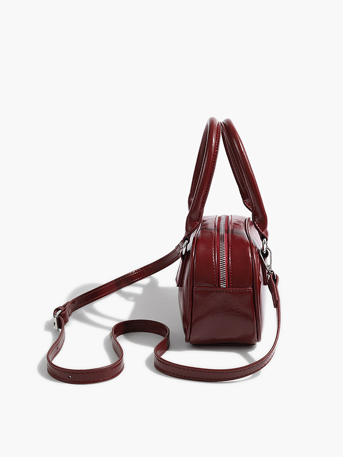 Vielseitige Rote Crossbody- und Henkel-Tasche - Stilvolle Allrounder für Damen - Malia