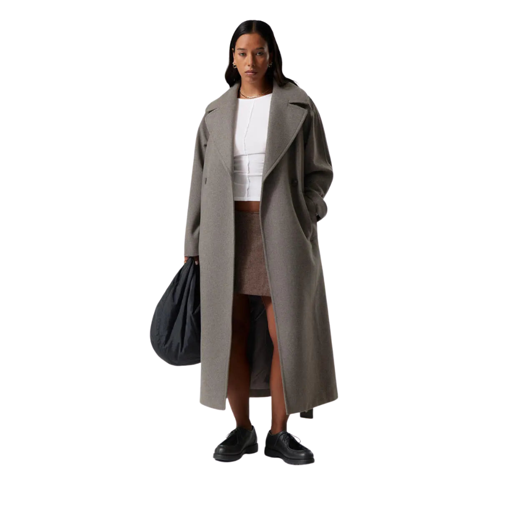Oversize wool coat women – elegant winter coat long
