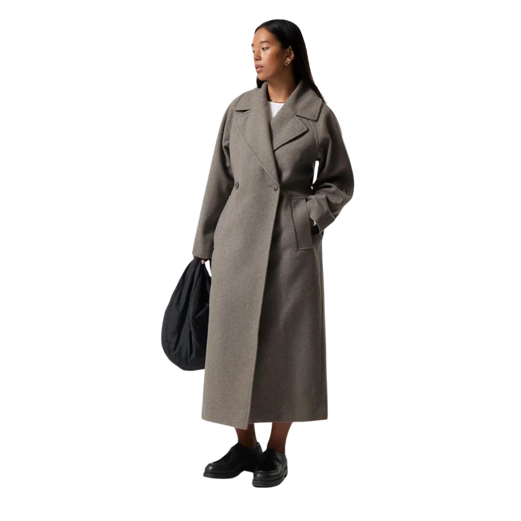 Oversize wool coat women – elegant winter coat long