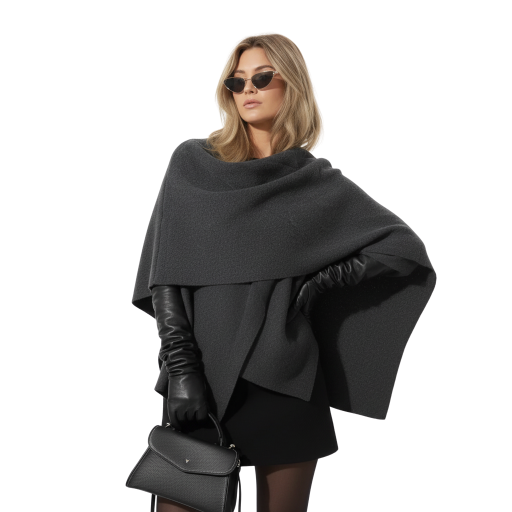 Women's Cape Coat – Versatile & Stylish for Every Occasion