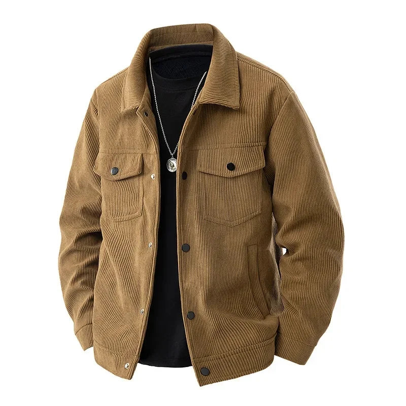 Lässige Cordjacke für Herren – Perfekte Übergangsjacke