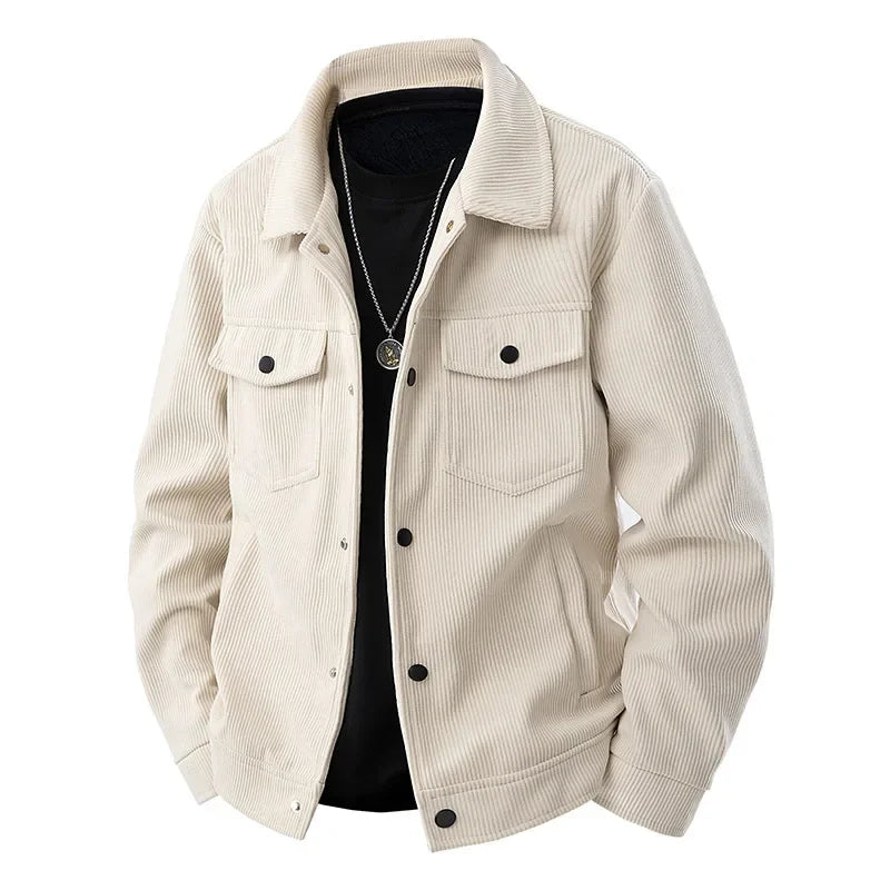 Lässige Cordjacke für Herren – Perfekte Übergangsjacke