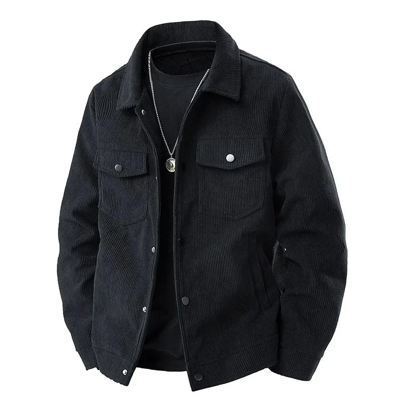 Lässige Cordjacke für Herren – Perfekte Übergangsjacke