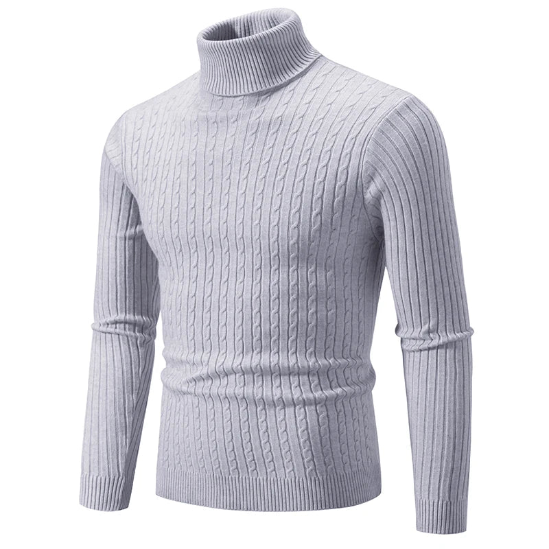 Pflegeleichter Herren Rollkragenpullover – Warm & Farbvielfalt