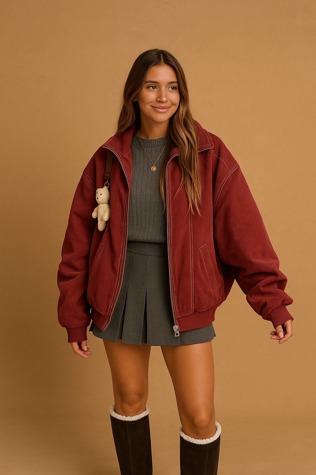 Women's PU Leather Jacket Oversized – Autumn/Winter Must-Have