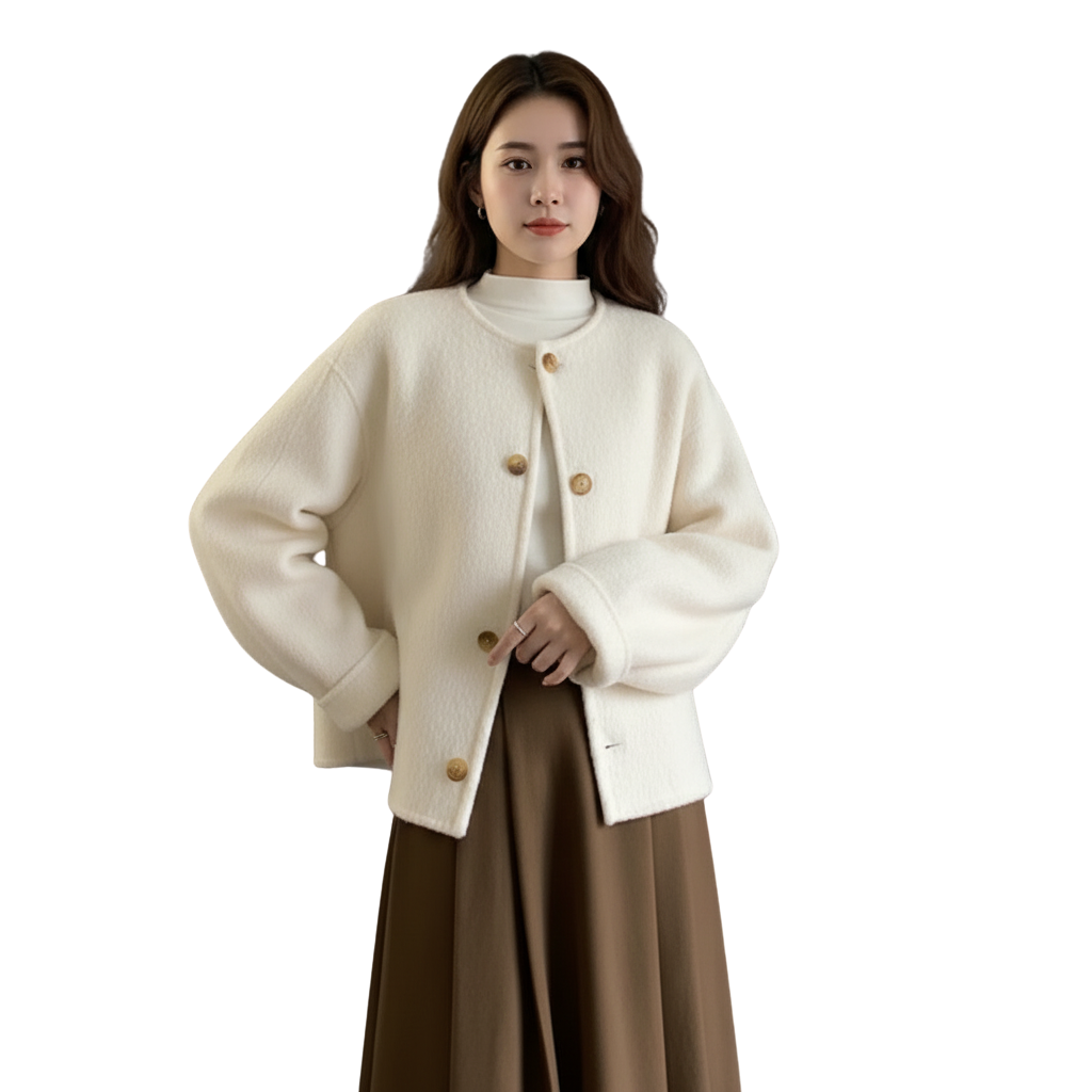 Women's wool coat – elegance for autumn & winter