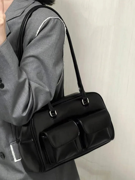 Vintage Schultertasche für Damen – Elegante Y2K Umhängetasche im Streetwear-Stil