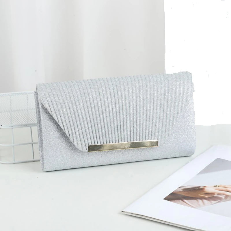 Elegante Clutch-Tasche mit Kette – Stilvolle Abendtasche für Damen