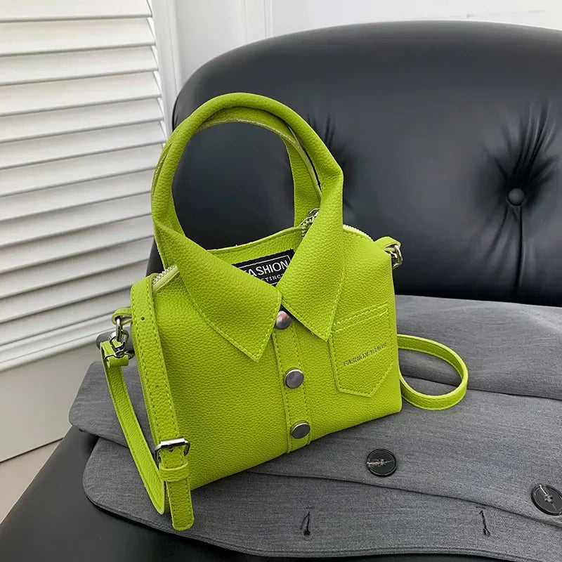 Elegante kompakte PU-Schultertasche – Designer-Stil für Damen