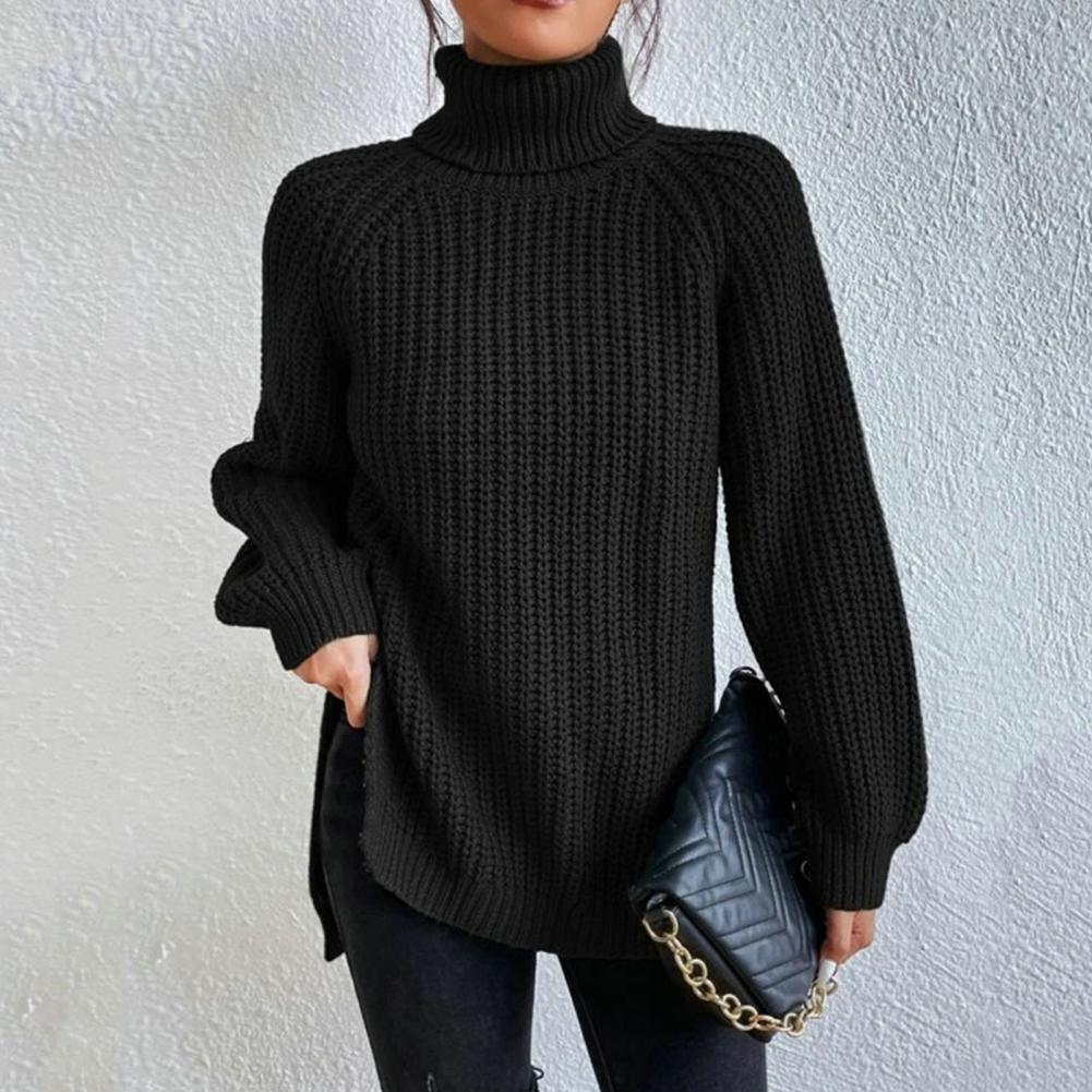 Bequemer Damen Rollkragenpullover - Warmer Strick für Kalte Tage 2025