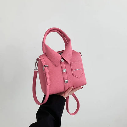 Elegante kompakte PU-Schultertasche – Designer-Stil für Damen