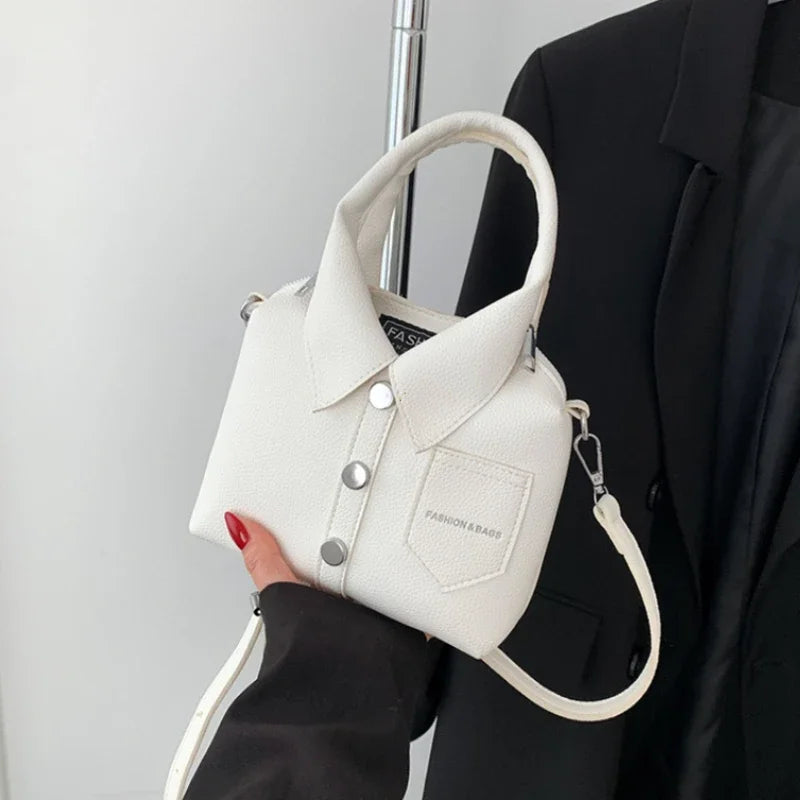 Elegante kompakte PU-Schultertasche – Designer-Stil für Damen