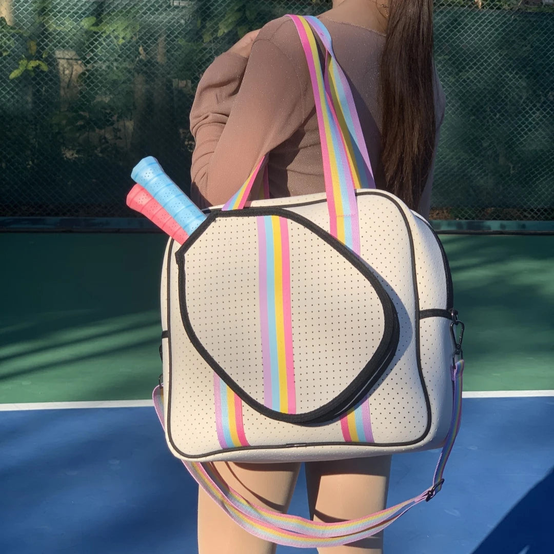 Pickleball Bag Women 2025 – High-Quality Neoprene Shoulder Bag & Crossbody Sports Bag for Women | Fashionable Pickleball Backpack