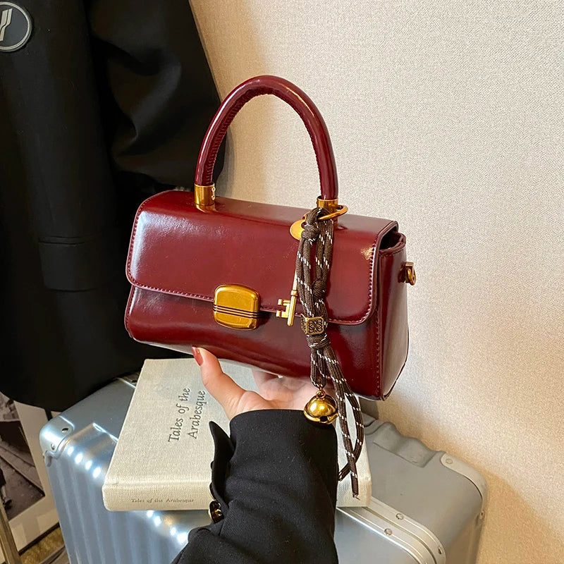 Luxuriöse Vintage-Handtasche – Eleganter Top-Griff und moderner Stil