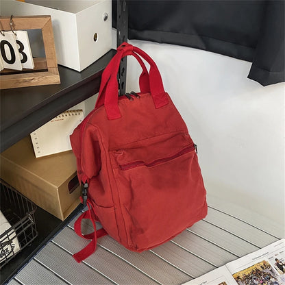 Vintage Canvas Rucksack für Damen – Outdoor & Schulrucksack 2024 - Marit