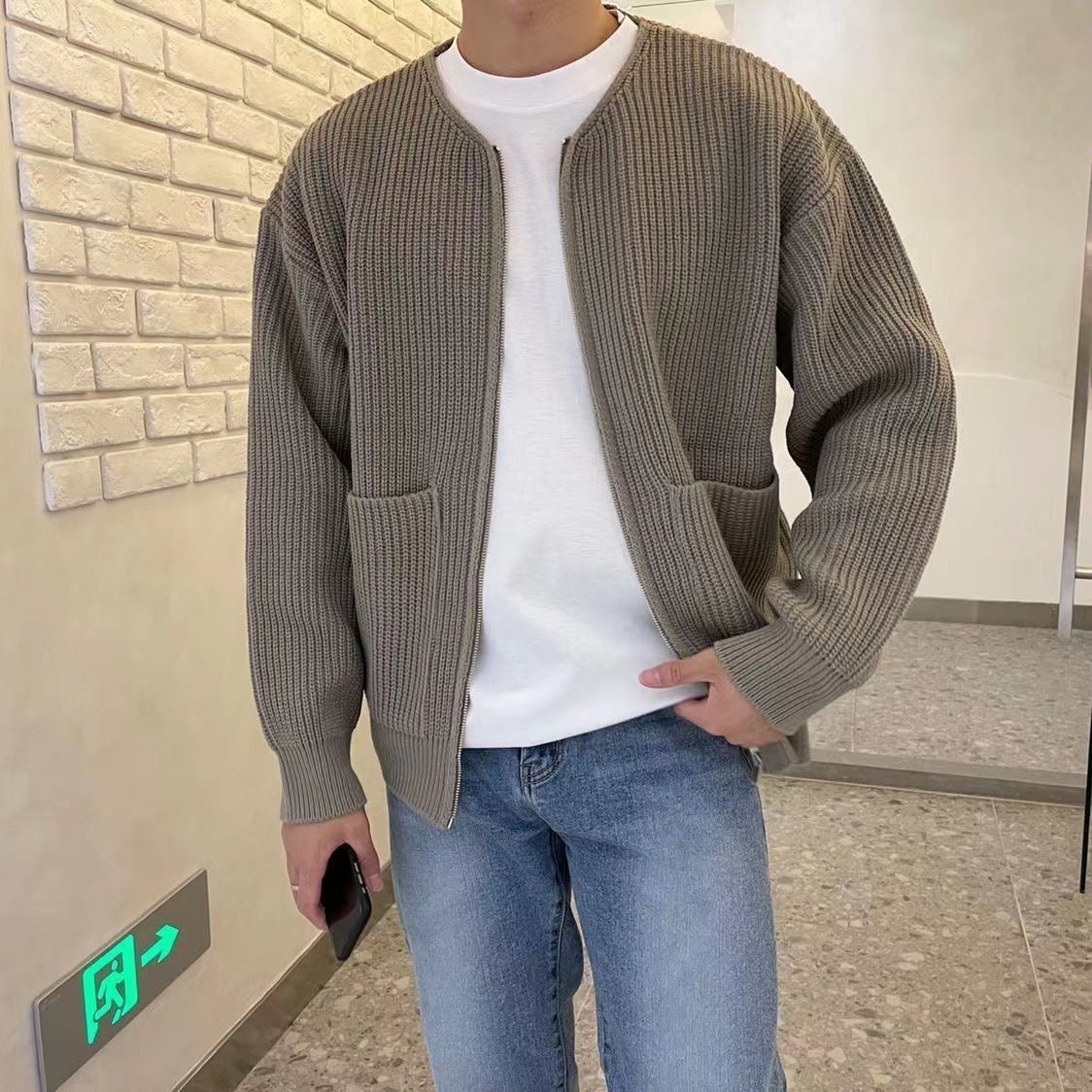 Herren Strickjacke – Warmer Winter-Cardigan, Vielseitig Kombinierbar