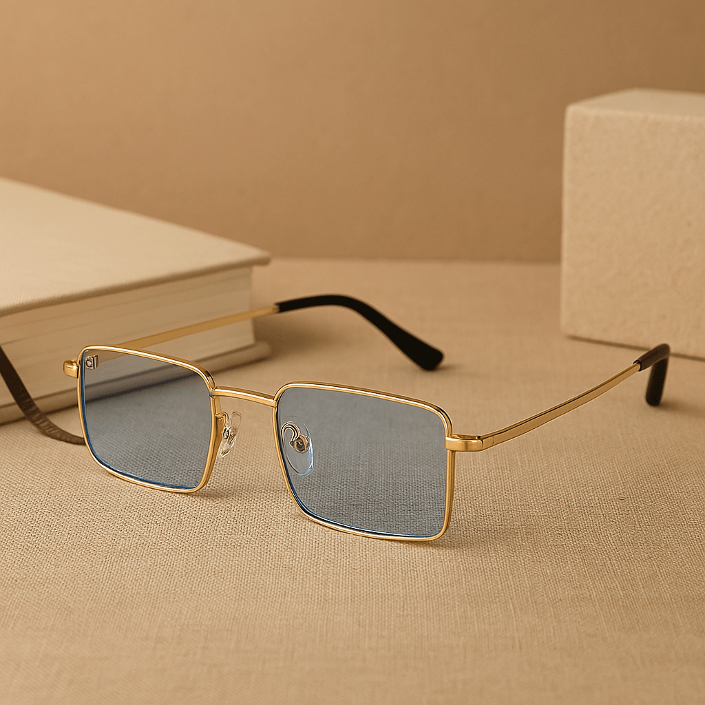 UV-400 Unisex Sonnenbrille aus Kunststoff – Stylischer UV-Schutz