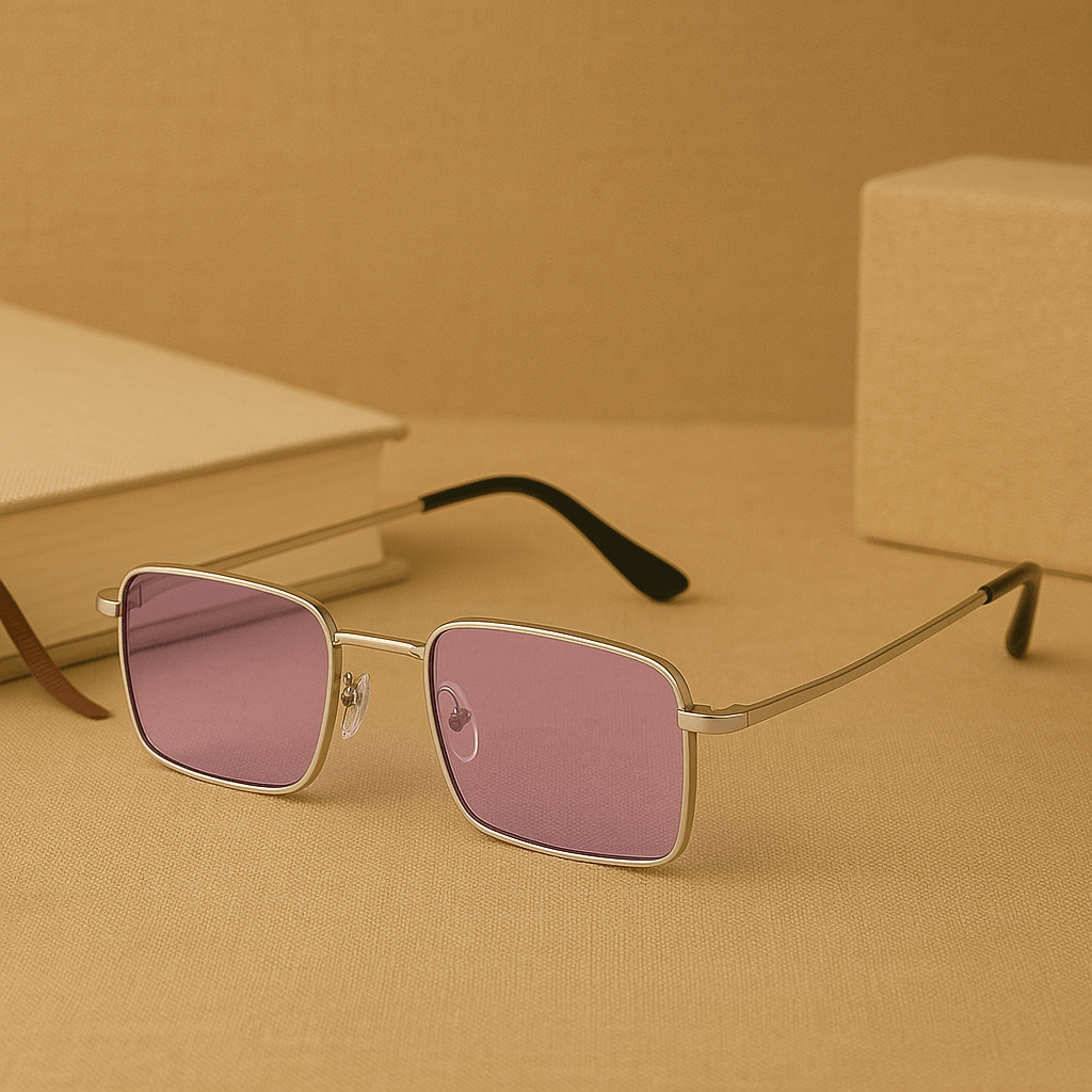UV-400 Unisex Sonnenbrille aus Kunststoff – Stylischer UV-Schutz