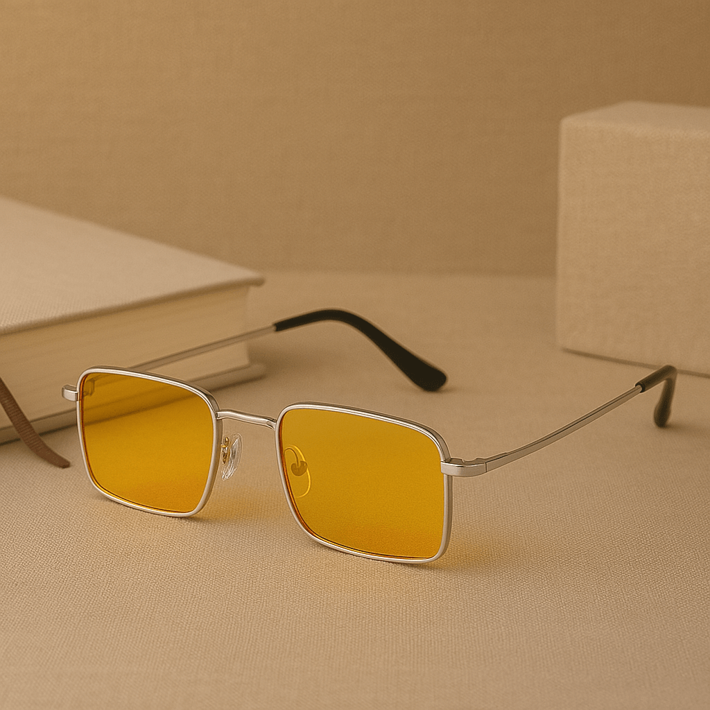 UV-400 Unisex Sonnenbrille aus Kunststoff – Stylischer UV-Schutz