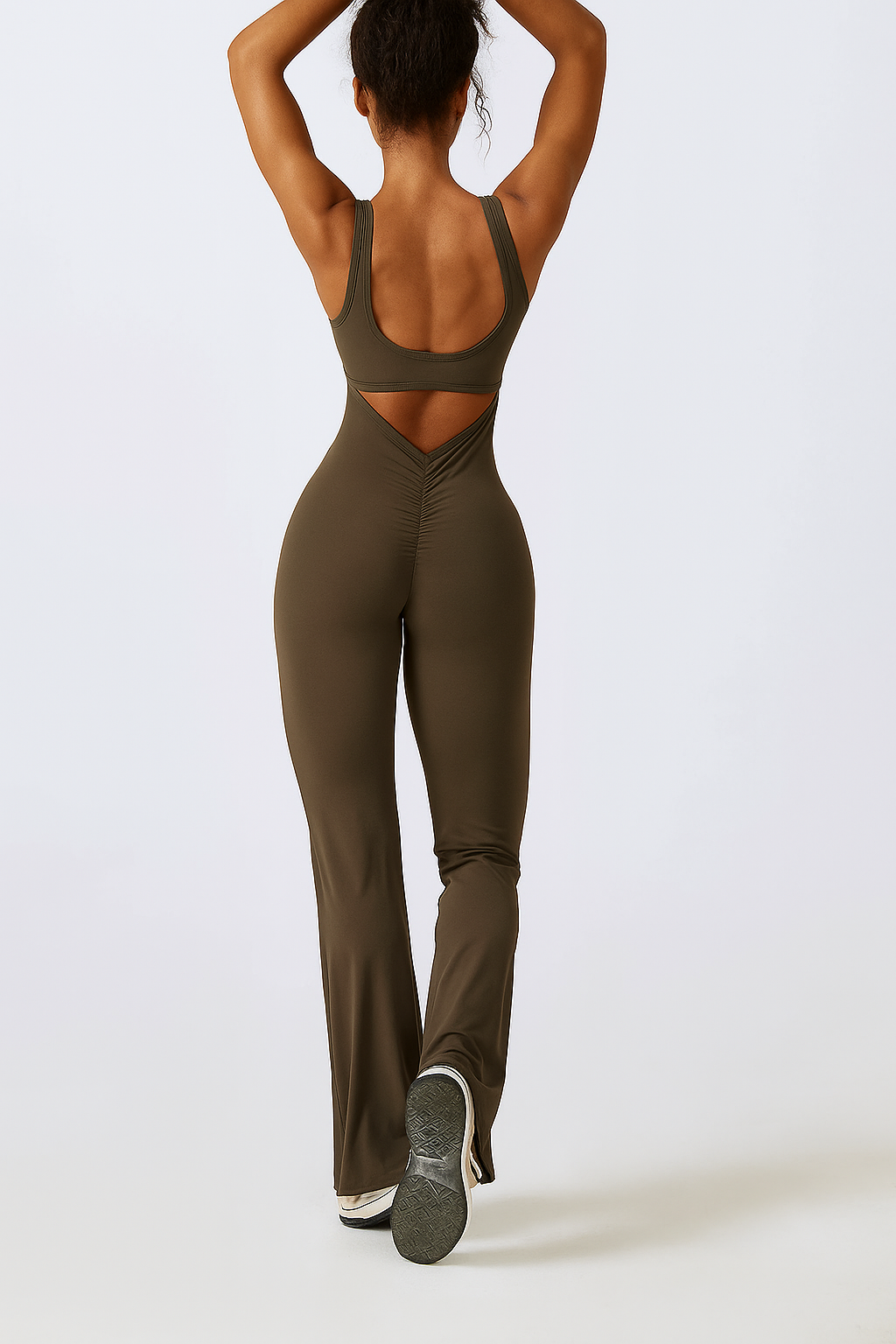 Eleganter Damen Jumpsuit 2025 – Weiter Bein-Schnitt & Rückenfrei | Sommer Overall mit Ausschnitt