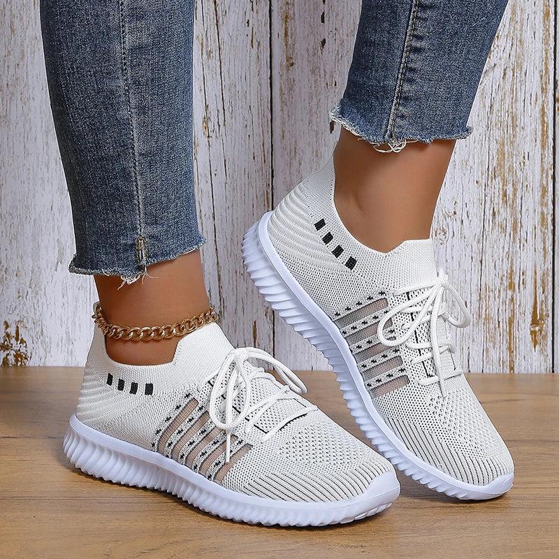 Atmungsaktive orthopädische Damen - Sneaker aus Mesh für Komfort - Reminora