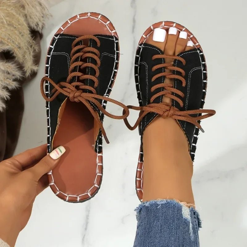 Bequeme Boho Damen Pantoletten für Strandurlaub – Trendige Sommerschuhe - Reminora