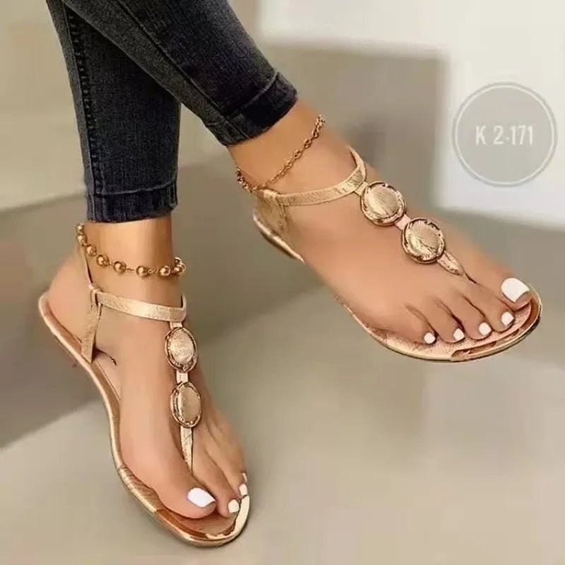Bequeme Boho - Sandalen für Damen – Stilvolle Flats für den Sommer 2025 - Reminora