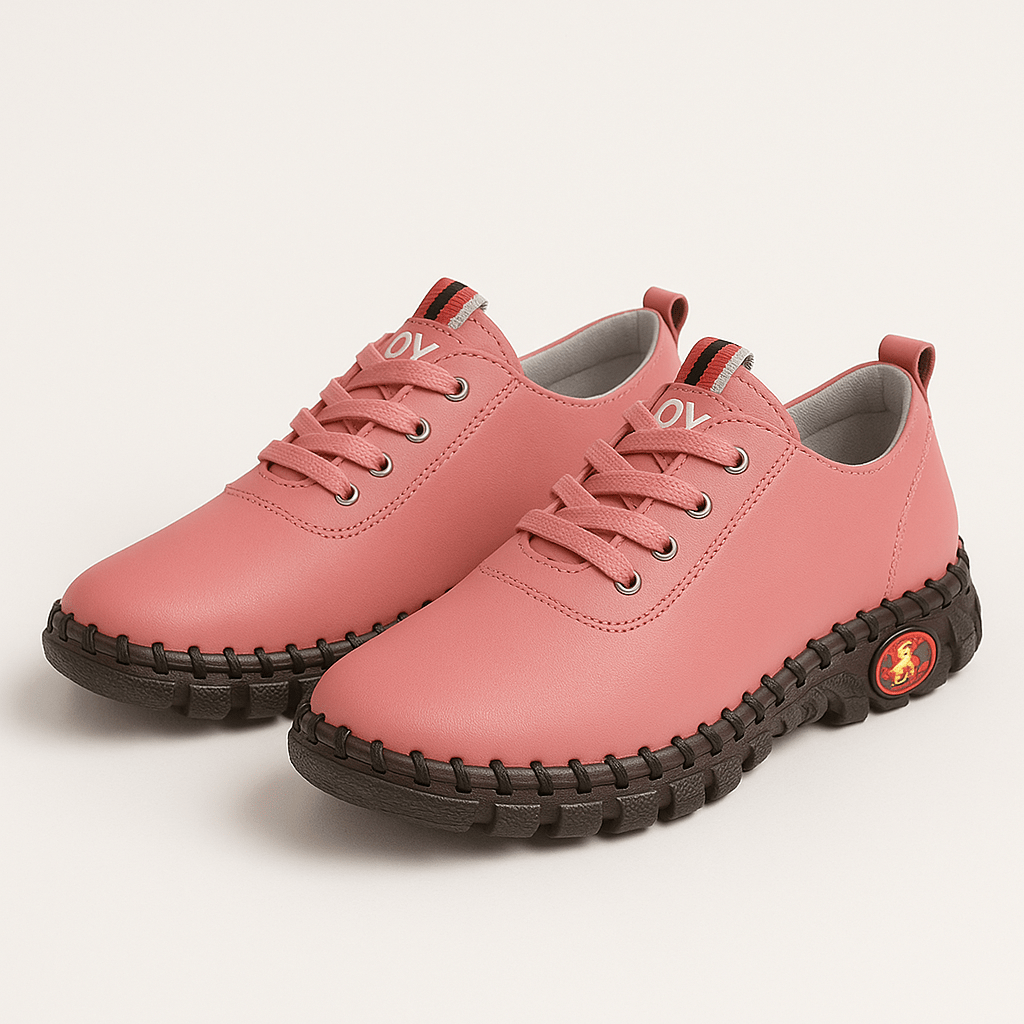 Bequeme, rutschfeste Lederschuhe für Damen – ideal für Alltag - Reminora