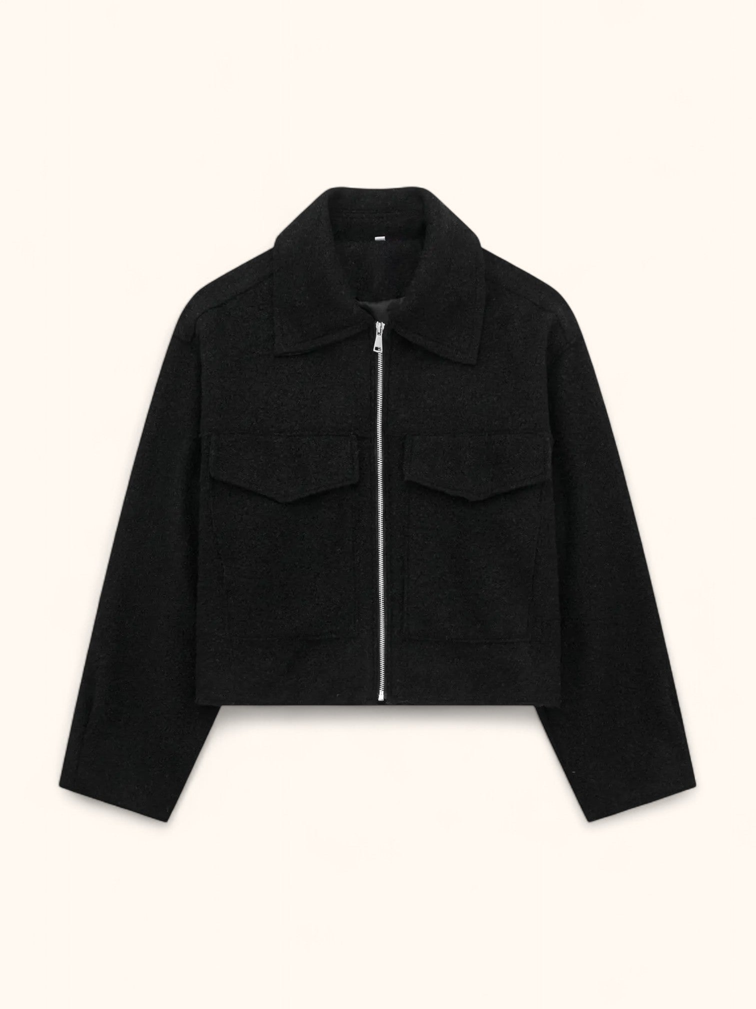 Vintage Bomber Jacket Women Autumn Fashion With Pockets