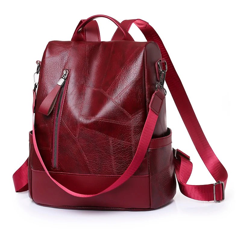 Damen - Rucksack 2025 – Stilvoller Designer - Rucksack aus weichem Leder, große Kapazität, modischer und praktischer Begleiter für den Alltag - Reminora