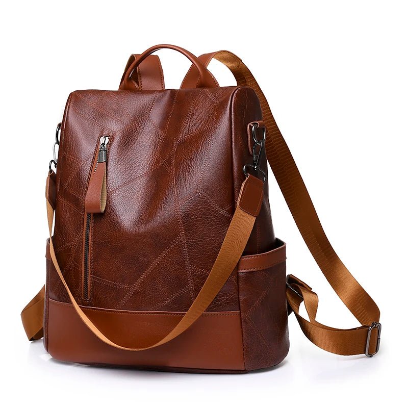 Damen - Rucksack 2025 – Stilvoller Designer - Rucksack aus weichem Leder, große Kapazität, modischer und praktischer Begleiter für den Alltag - Reminora