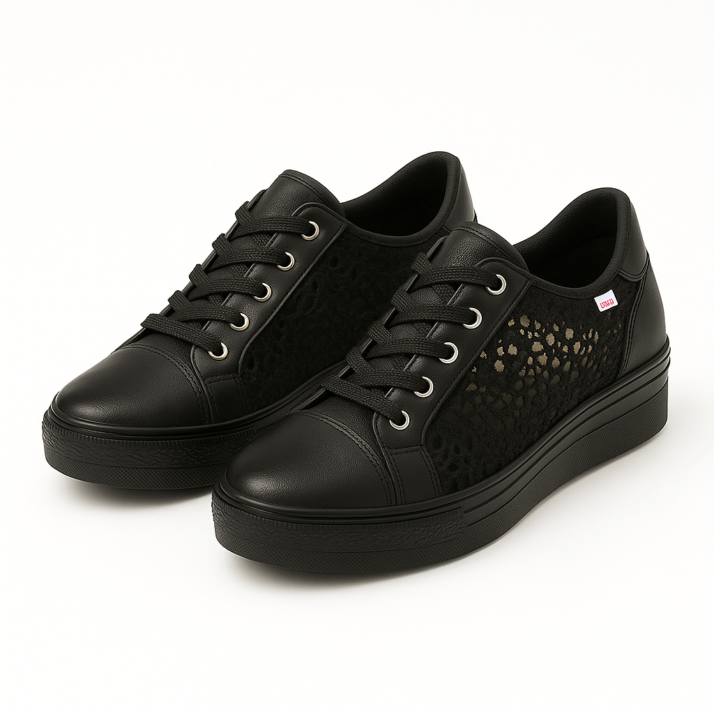 Elegante, luftige Spitzen - Sneaker für stilvolle Outfits - Reminora