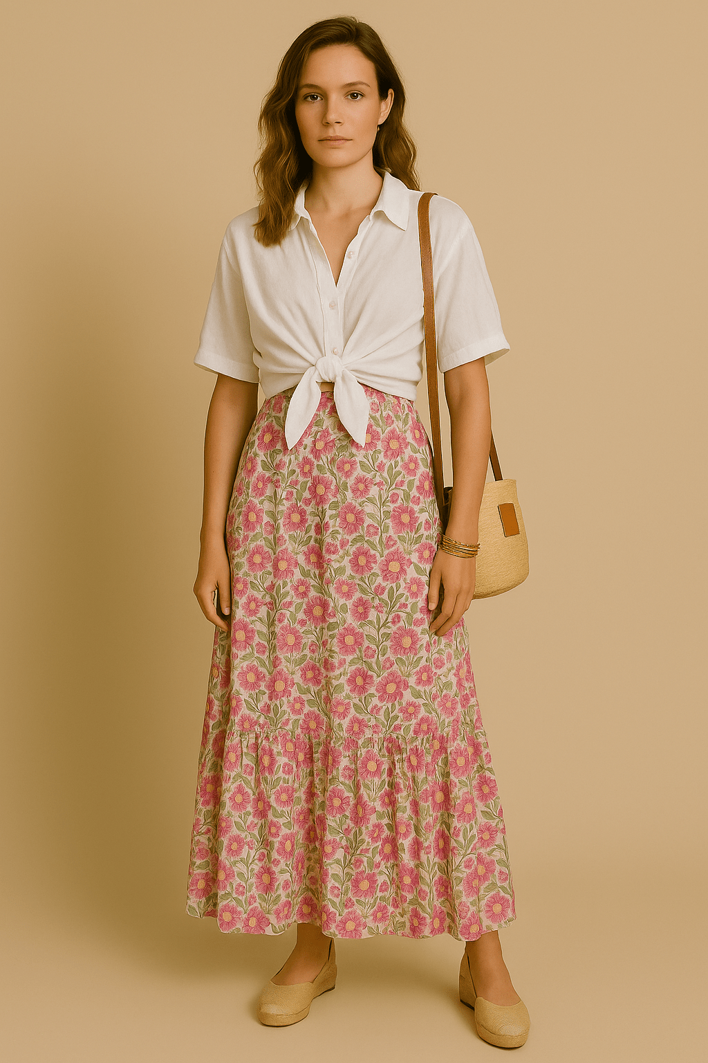 Eleganter A - Linien - Rock im Boho - Stil für den Sommer - Reminora