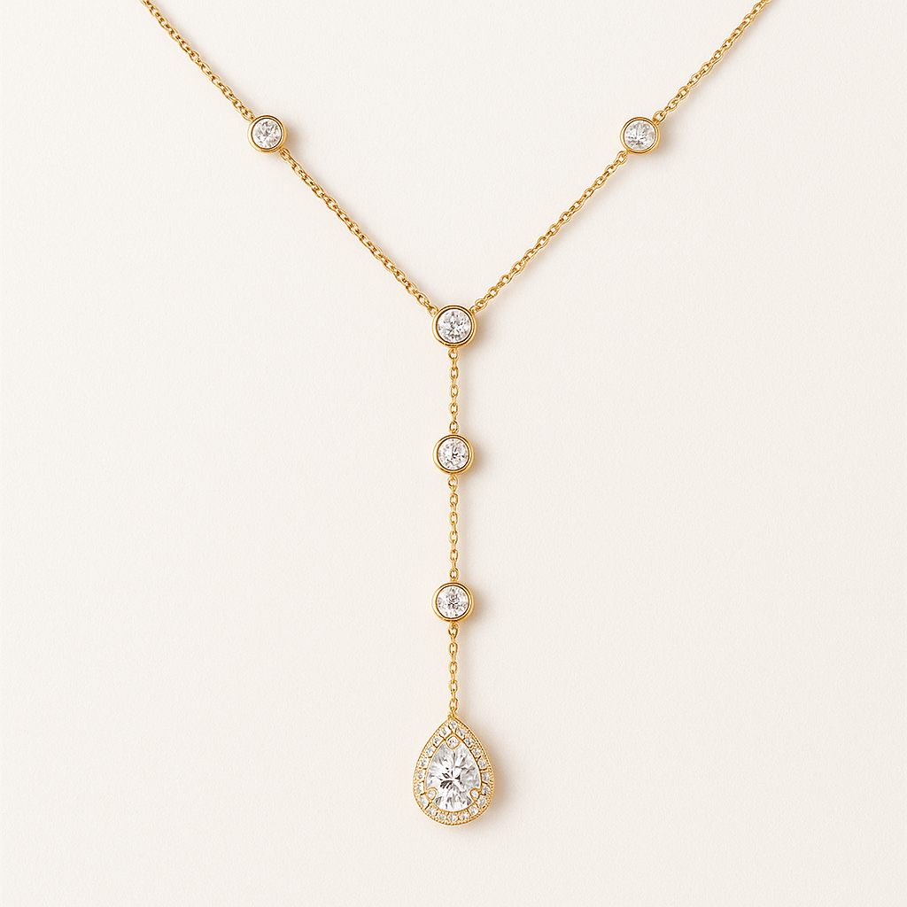 Elegantes Hochzeitsrücken - Collier für strahlende Brautlooks - Reminora