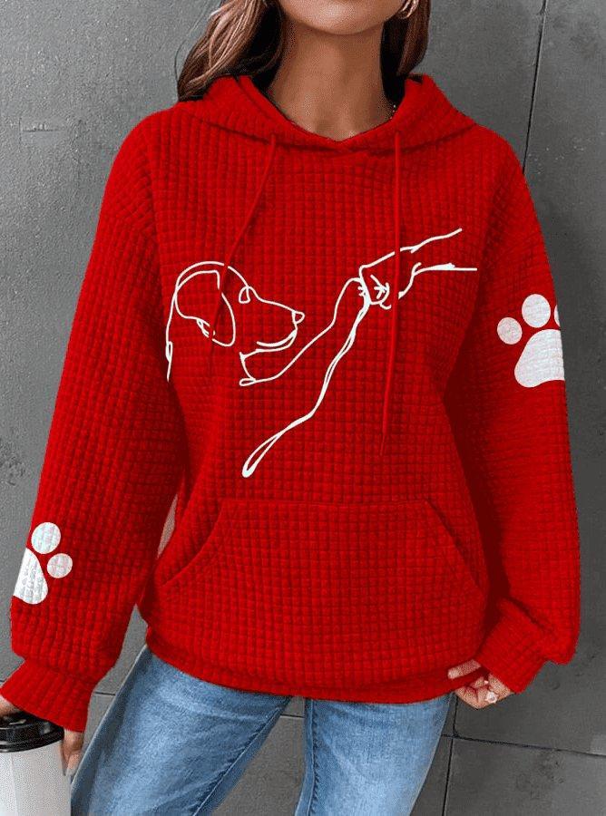Warm women's hoodie for animal lovers - Fall 2025 must-have