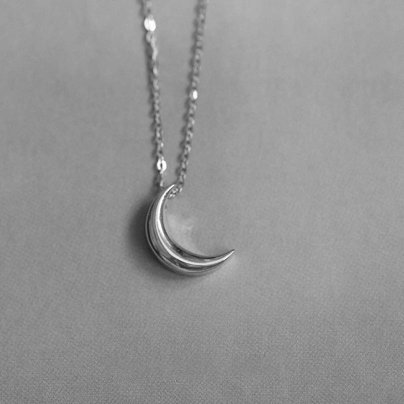 925er Sterling Silber Mond Choker Halskette