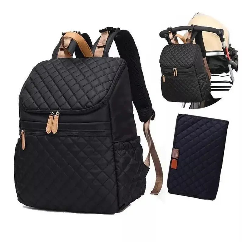 Multifunktionale Wickeltasche Rucksack mit isolierter Flaschentasche - Reminora