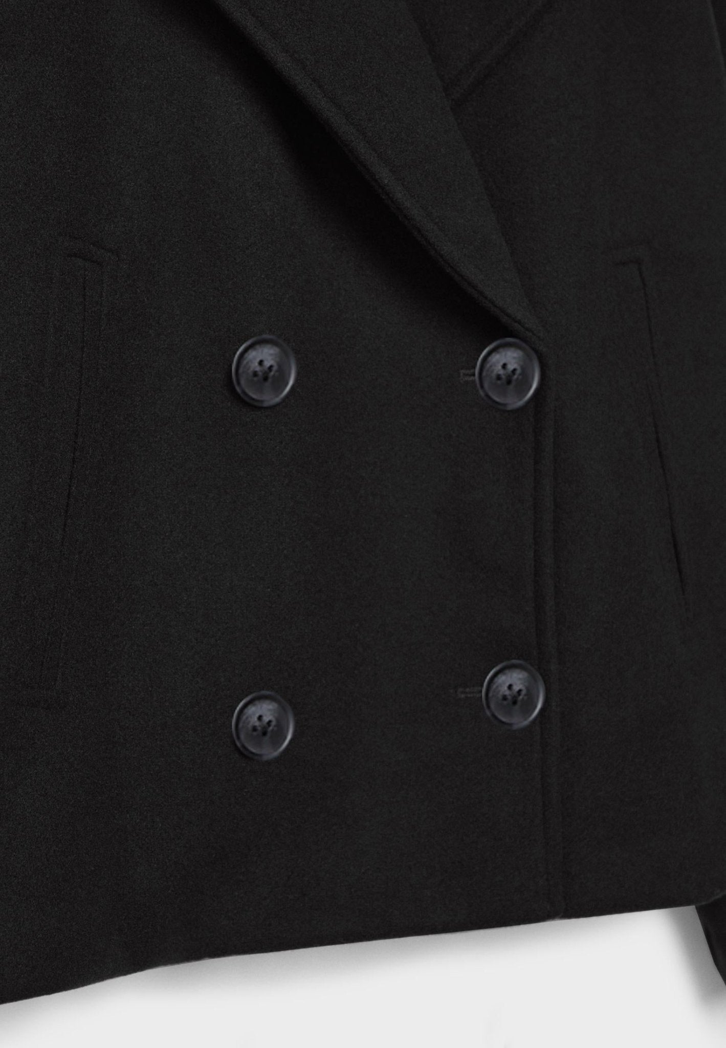 Short double-breasted jacket - Elegant women's outerwear