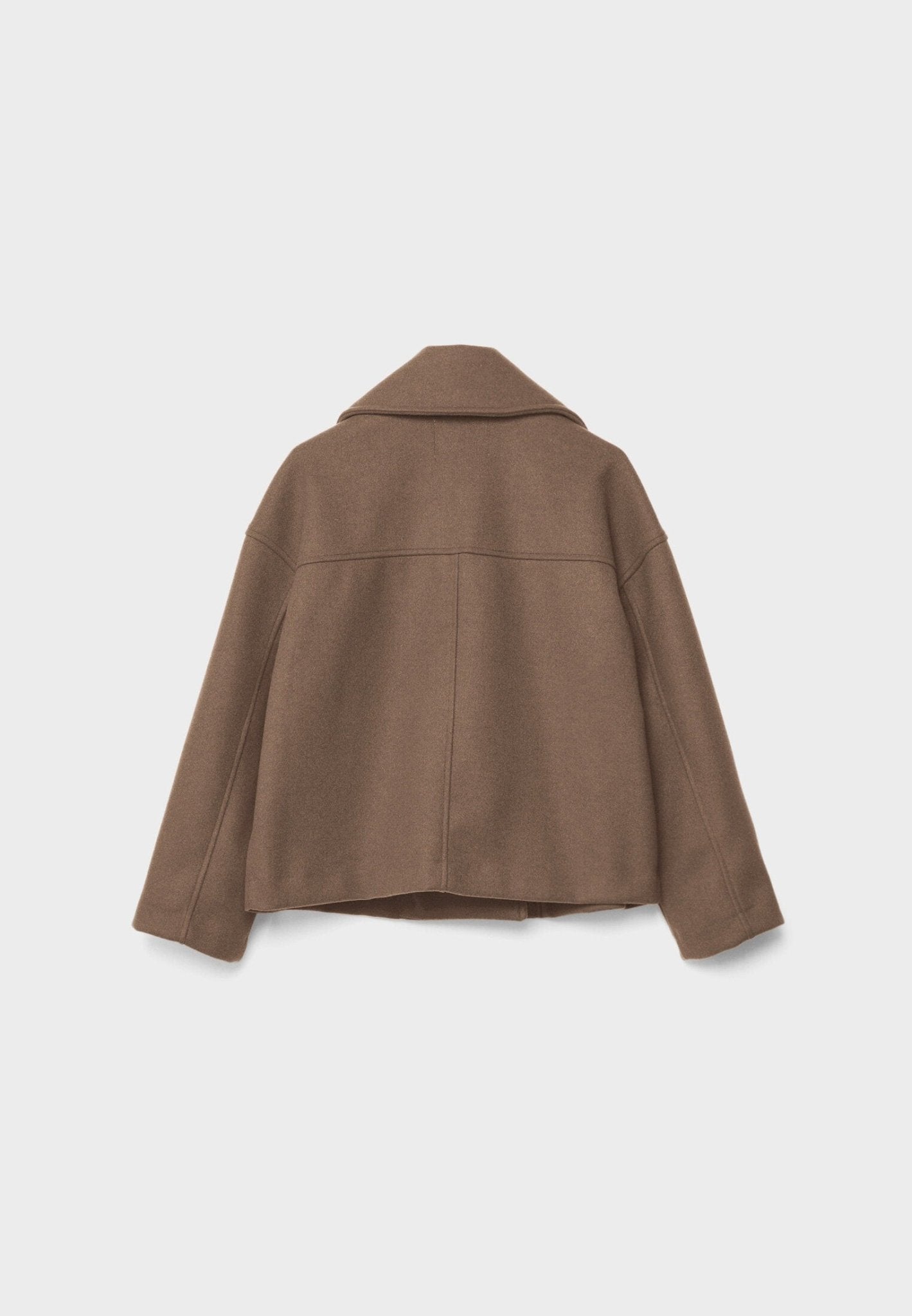 Short double-breasted jacket - Elegant women's outerwear