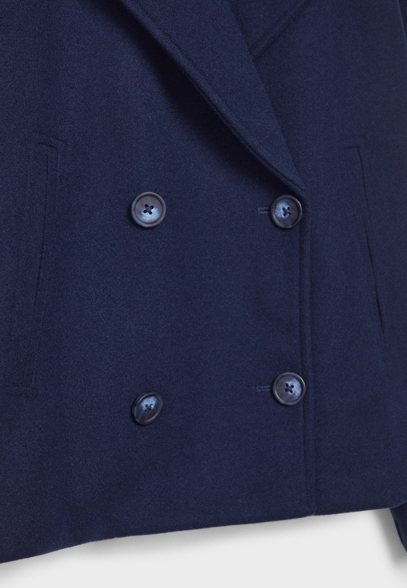 Short double-breasted jacket - Elegant women's outerwear