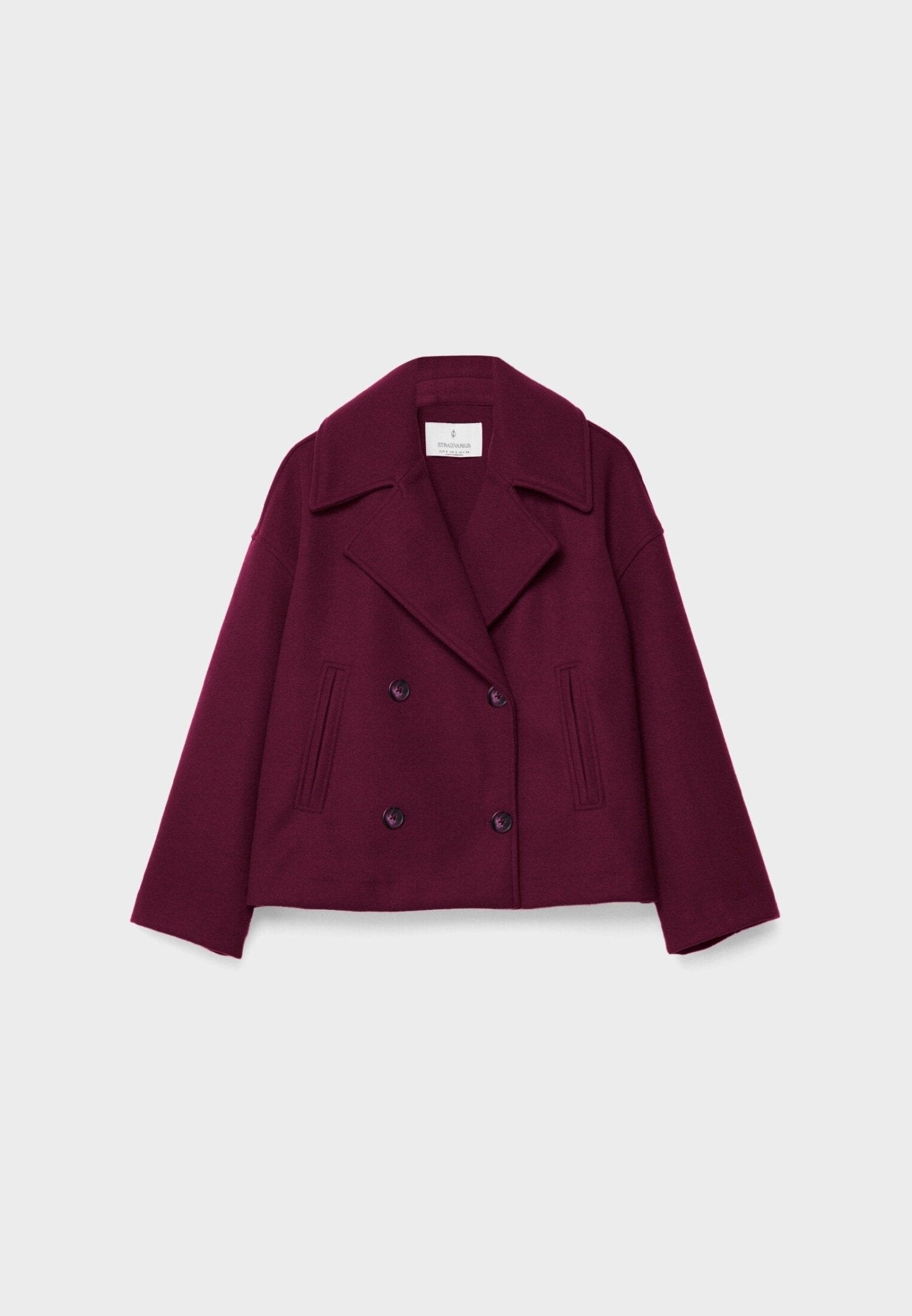 Short double-breasted jacket - Elegant women's outerwear
