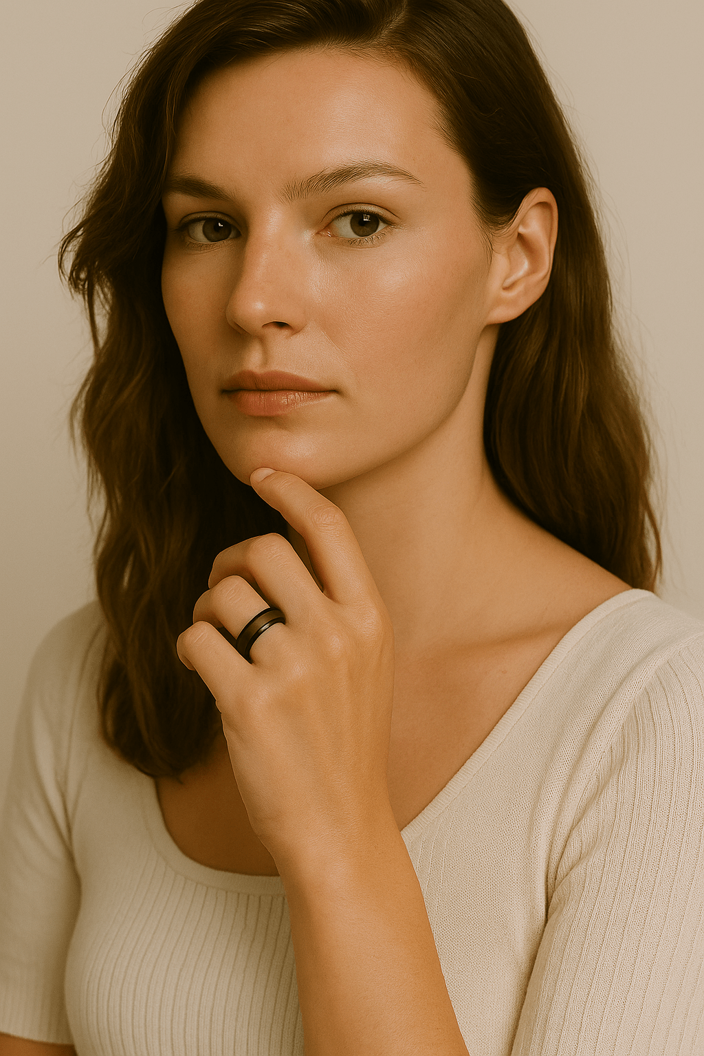 Unisex Edelstahl - Stimmungsring mit Farbwechsel – Temperaturabhängiger Emotionsring, ideal als Partnerring oder Geschenk - Reminora